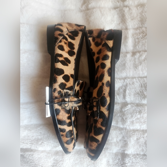 Zara animal print/ leopard loafers size size 5 new - Picture 6 of 6